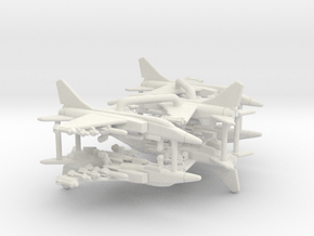 JH-7A Flounder (Loaded) in White Natural Versatile Plastic: 1:700