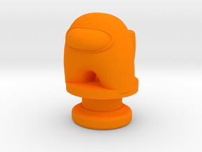 Among_Us_Crocs_Charm_1 in Orange Smooth Versatile Plastic