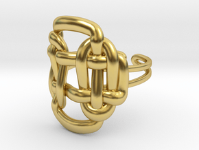 Double knot in Polished Brass