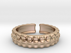 Bumpy ring in 9K Rose Gold 