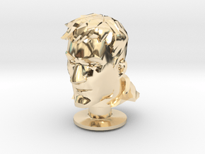 guy_from_fortnite_croc_attatchment_ in 14k Gold Plated Brass