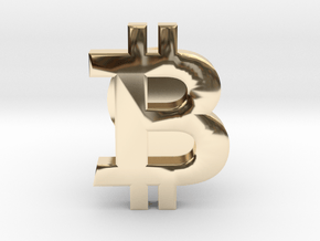 Bitcoin_Jibbitz Crocs in 14k Gold Plated Brass