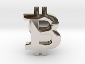 Bitcoin_Jibbitz Crocs in Rhodium Plated Brass