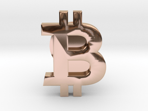 Bitcoin_Jibbitz Crocs in 9K Rose Gold 