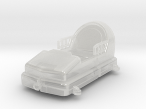 Swiss bob rollercoaster car in Clear Ultra Fine Detail Plastic: 1:87 - HO