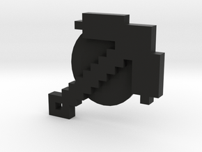 Minecraft jibbet Crocs Charm in Black Natural TPE (SLS)