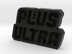Plus_Ultra in Black Smooth PA12