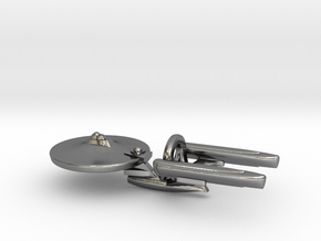 ISS Enterprise (NCC-1701) in Polished Silver