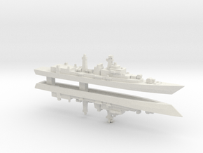  Type 052 Destroyer x 2, 1/3000 in White Natural Versatile Plastic