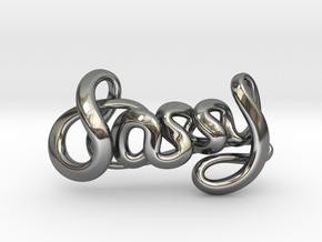 Sassy in Fine Detail Polished Silver: Medium