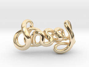 Sassy in 14K Yellow Gold: Large
