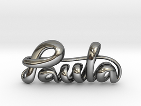 Paula in Fine Detail Polished Silver: Large