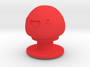 Slime_Rancher_Croc_Charm in Red Smooth Versatile Plastic