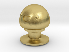 Slime_Rancher_Croc_Charm in Natural Brass