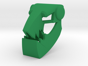 Proto Miru Lewa Axe Mask v2 in Green Smooth Versatile Plastic