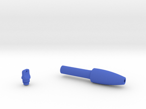 Smooth Conical Pen Grip - small without button in Blue Smooth Versatile Plastic