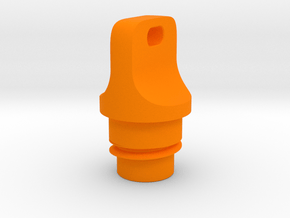 Surface Pen Tail Cap - Pincher - Small in Orange Smooth Versatile Plastic