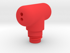 Surface Pen Tail Cap - T - Small in Red Smooth Versatile Plastic