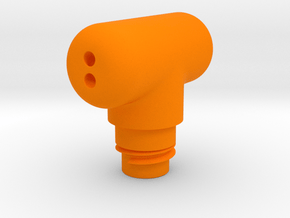 Surface Pen Tail Cap - T - Small in Orange Smooth Versatile Plastic