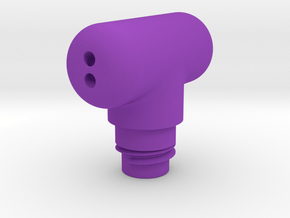 Surface Pen Tail Cap - T - Small in Purple Smooth Versatile Plastic