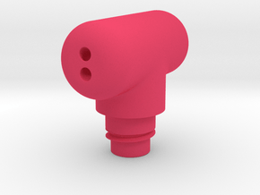 Surface Pen Tail Cap - T - Medium in Pink Smooth Versatile Plastic