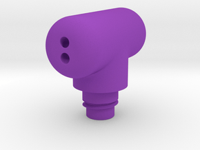 Surface Pen Tail Cap - T - Large in Purple Smooth Versatile Plastic