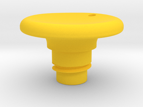Surface Pen Tail Cap - Disc- Small in Yellow Smooth Versatile Plastic