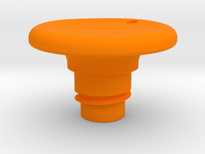 Surface Pen Tail Cap - Disc- Small in Orange Smooth Versatile Plastic