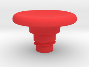 Surface Pen Tail Cap - Disc - Medium in Red Smooth Versatile Plastic