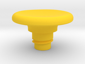 Surface Pen Tail Cap - Disc - Medium in Yellow Smooth Versatile Plastic