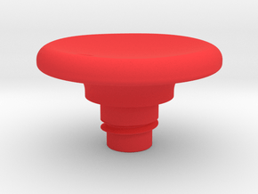 Surface Pen Tail Cap - Disc - Large in Red Smooth Versatile Plastic