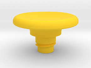 Surface Pen Tail Cap - Disc - Large in Yellow Smooth Versatile Plastic