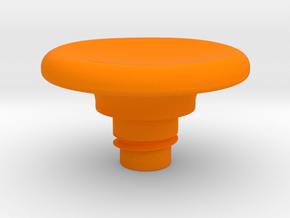 Surface Pen Tail Cap - Disc - Large in Orange Smooth Versatile Plastic