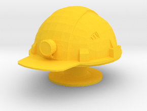  Construction Helmet CROCS CHARMS in Yellow Smooth Versatile Plastic