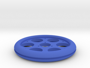 GRP Felge IV 1:8 für Gewichtsringe in Blue Smooth Versatile Plastic