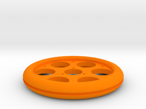 GRP Felge IV 1:8 für Gewichtsringe in Orange Smooth Versatile Plastic
