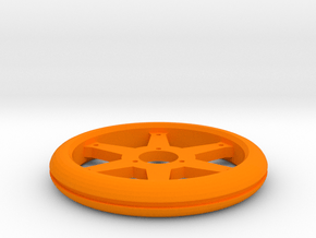 GRP Felge VI 1:8 für Gewichtsringe in Orange Smooth Versatile Plastic