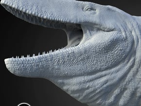 tylosaurus 1/100 in White Natural Versatile Plastic