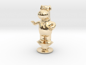 Family Guy's Brian Griffin Crocs Charms in 14k Gold Plated Brass