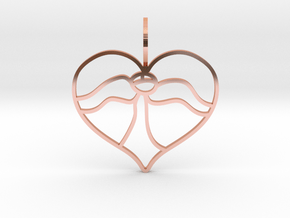 Angel Heart in Polished Copper