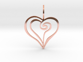 Wisdom of the Heart in Polished Copper