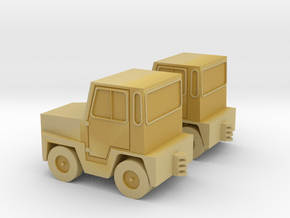 GSE Airport Baggage Tractor 1:144 2pc in Tan Fine Detail Plastic