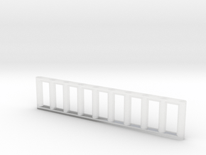 city ladder 2x9 studs in Clear Ultra Fine Detail Plastic