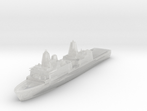 USS San Antonio Class in Clear Ultra Fine Detail Plastic: 1:1000