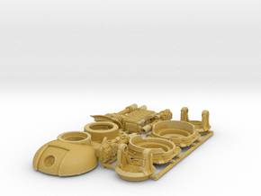 Full Kit - Phobos Battle Tank: LC (Convertible) in Clear Ultra Fine Detail Plastic