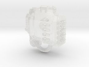 Base - Mortis Dread: Missile Launcher (Right) in Clear Ultra Fine Detail Plastic