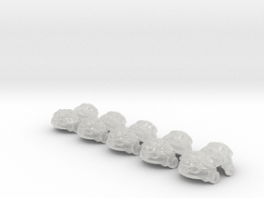 5x Astral Vipers - T:3a Tartaros Shoulder Sets in Clear Ultra Fine Detail Plastic