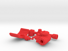 TF Micromaster Anti Aircraft Base Accessories in Red Smooth Versatile Plastic
