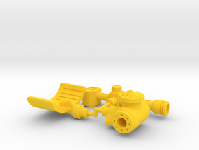TF Micromaster Anti Aircraft Base Accessories in Yellow Smooth Versatile Plastic
