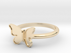 Butterfly Ring in 9K Yellow Gold 